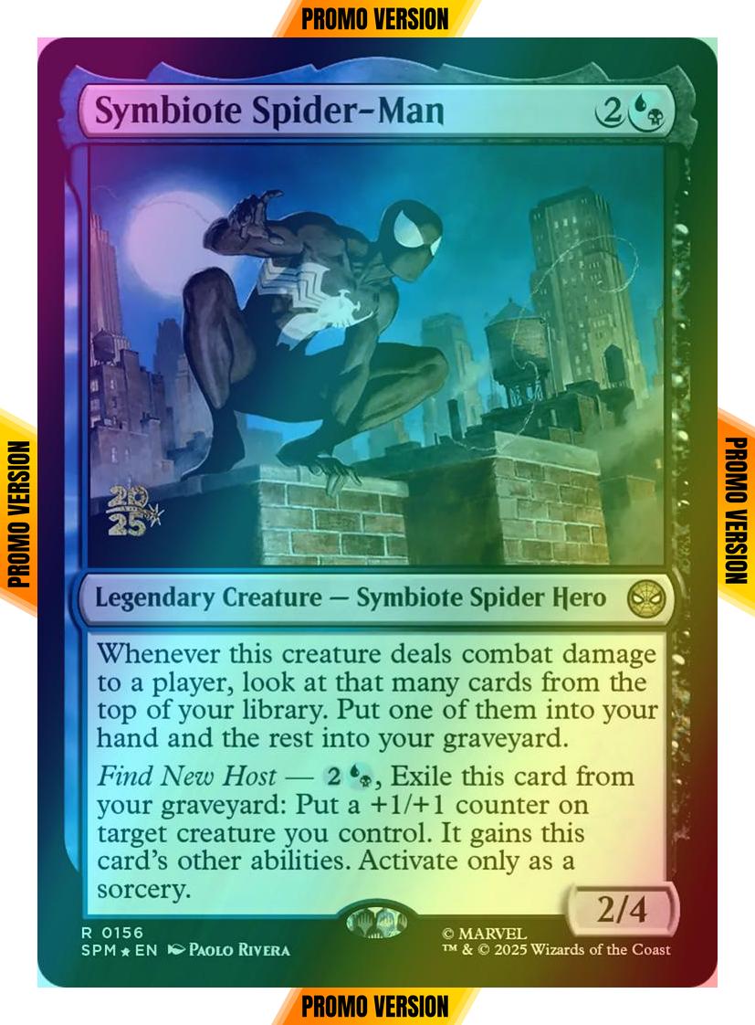 Symbiote Spider-Man [156s] [Marvel's Spider-Man: Promos] [Foil]