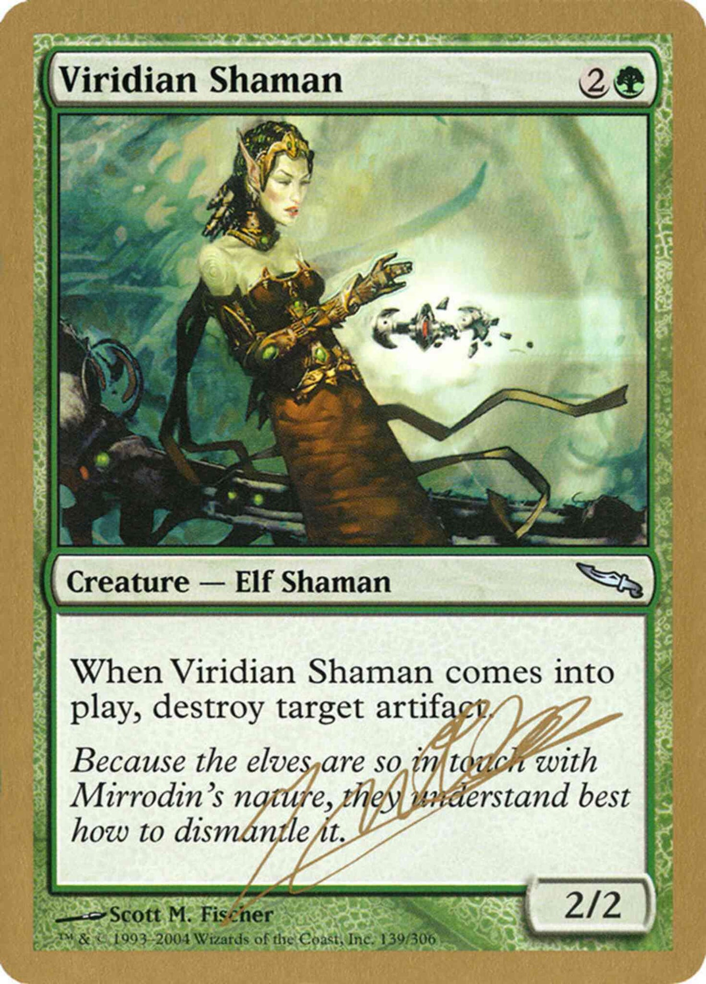 Viridian Shaman [jn139] [World Championship Decks 2004] [Non-Foil]