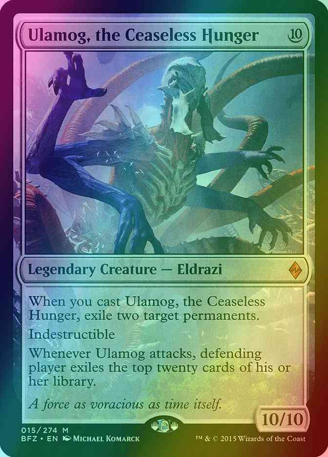 Ulamog, the Ceaseless Hunger [15] [Battle for Zendikar] [Foil]