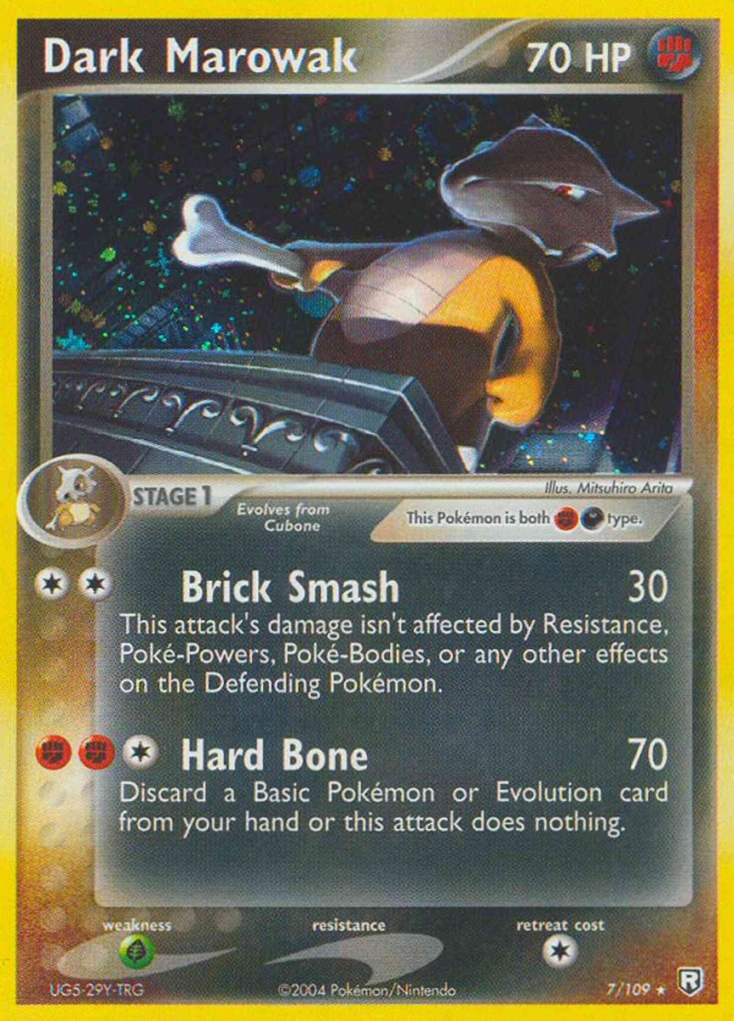 Dark Marowak - 7/109 - Rare Holo [ex7-7] [Holo]