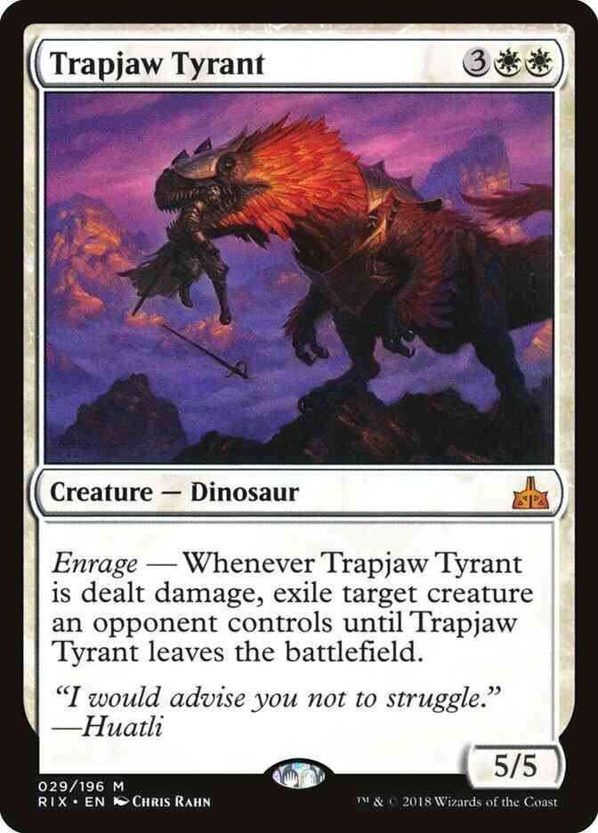 Trapjaw Tyrant [29] [Rivals of Ixalan] [Non-Foil]