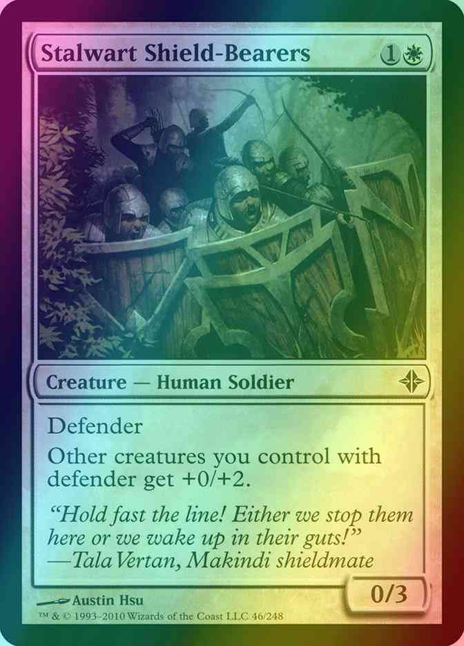 Stalwart Shield-Bearers [46] [Rise Of The Eldrazi] [Foil]