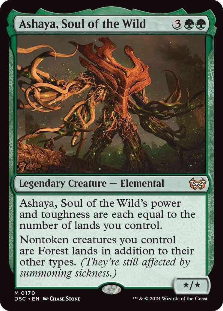 Ashaya, Soul of the Wild [170] [Duskmourn: House of Horror: Commander] [Non-Foil]