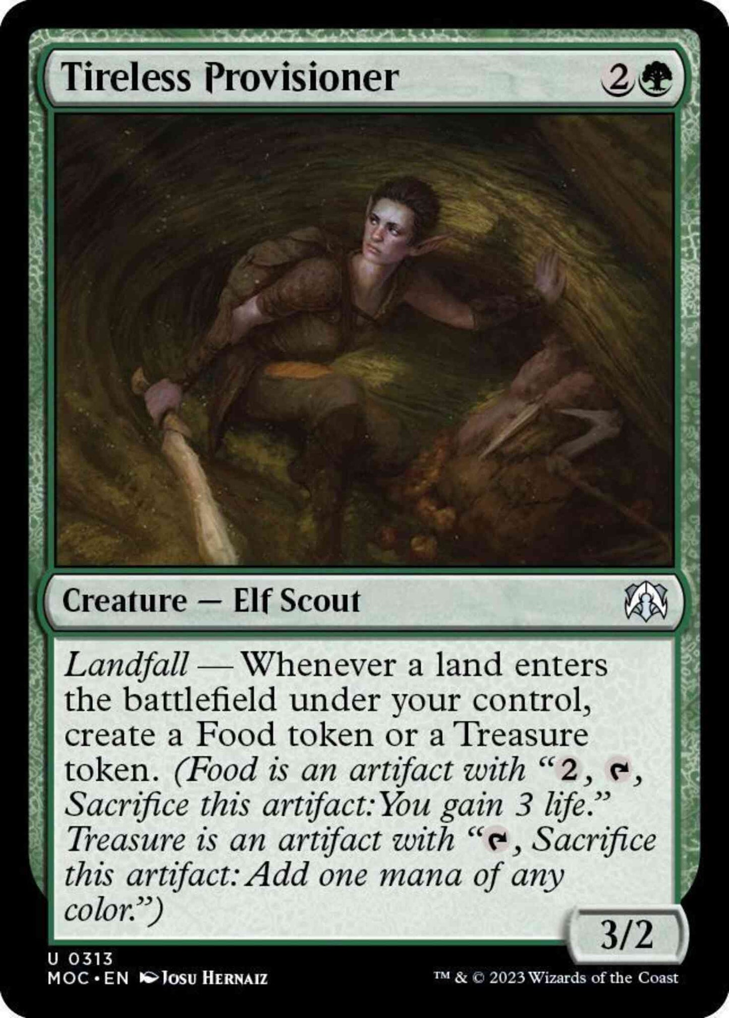 Tireless Provisioner [313] [March of the Machine: Commander] [Non-Foil]