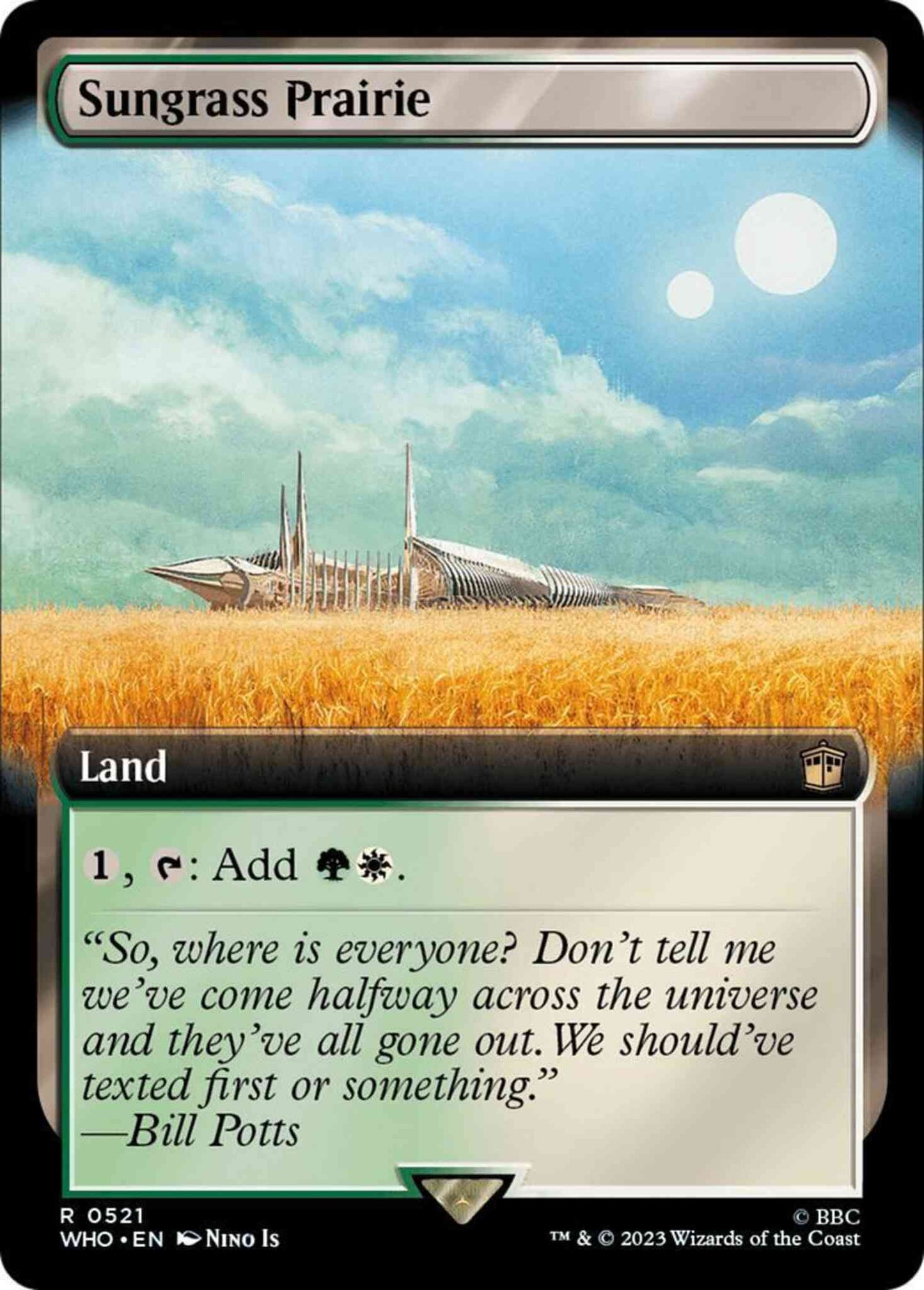 Sungrass Prairie [521] [Extended Art] [Universes Beyond: Doctor Who] [Non-Foil]