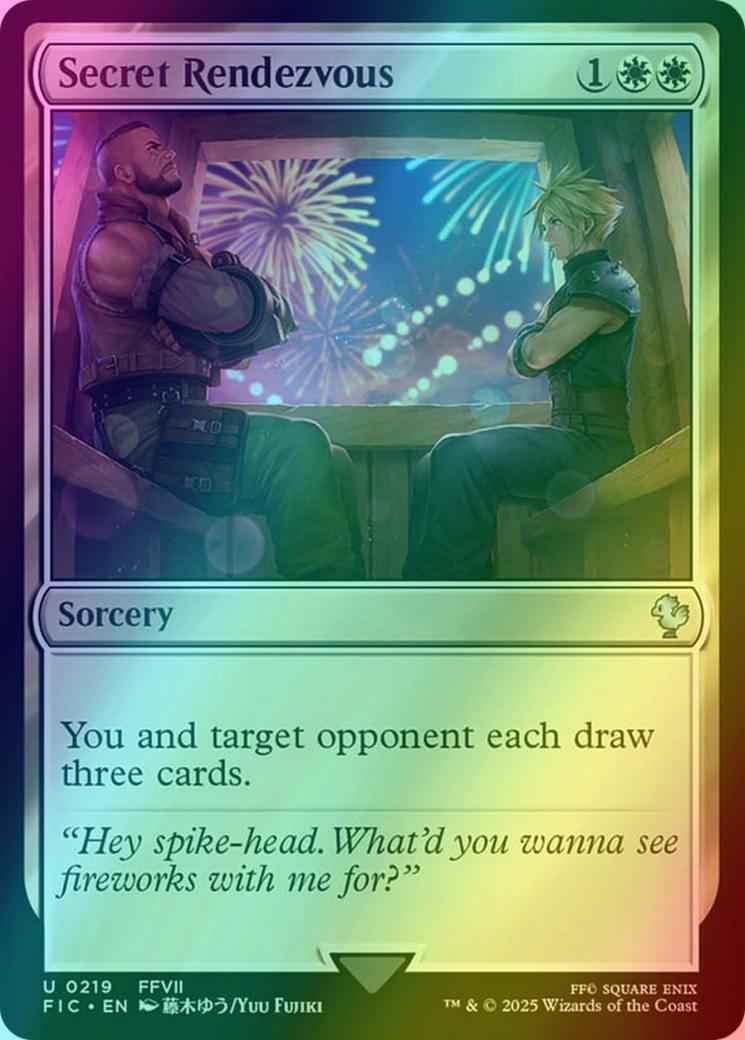 Secret Rendezvous [219] [Barrett] [FINAL FANTASY: Commander] [Foil]