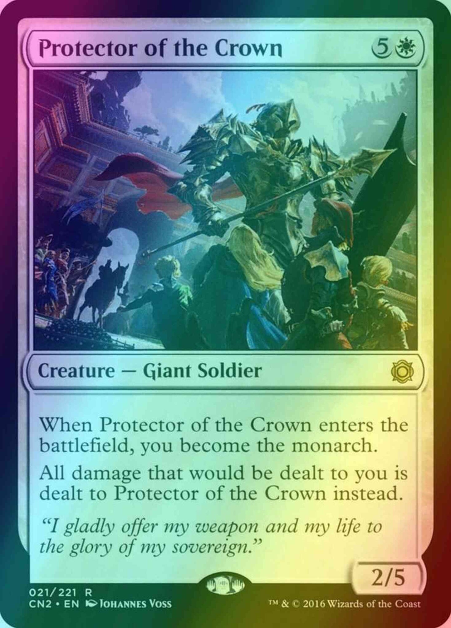 Protector of the Crown [21] [Conspiracy Take The Crown] [Foil]