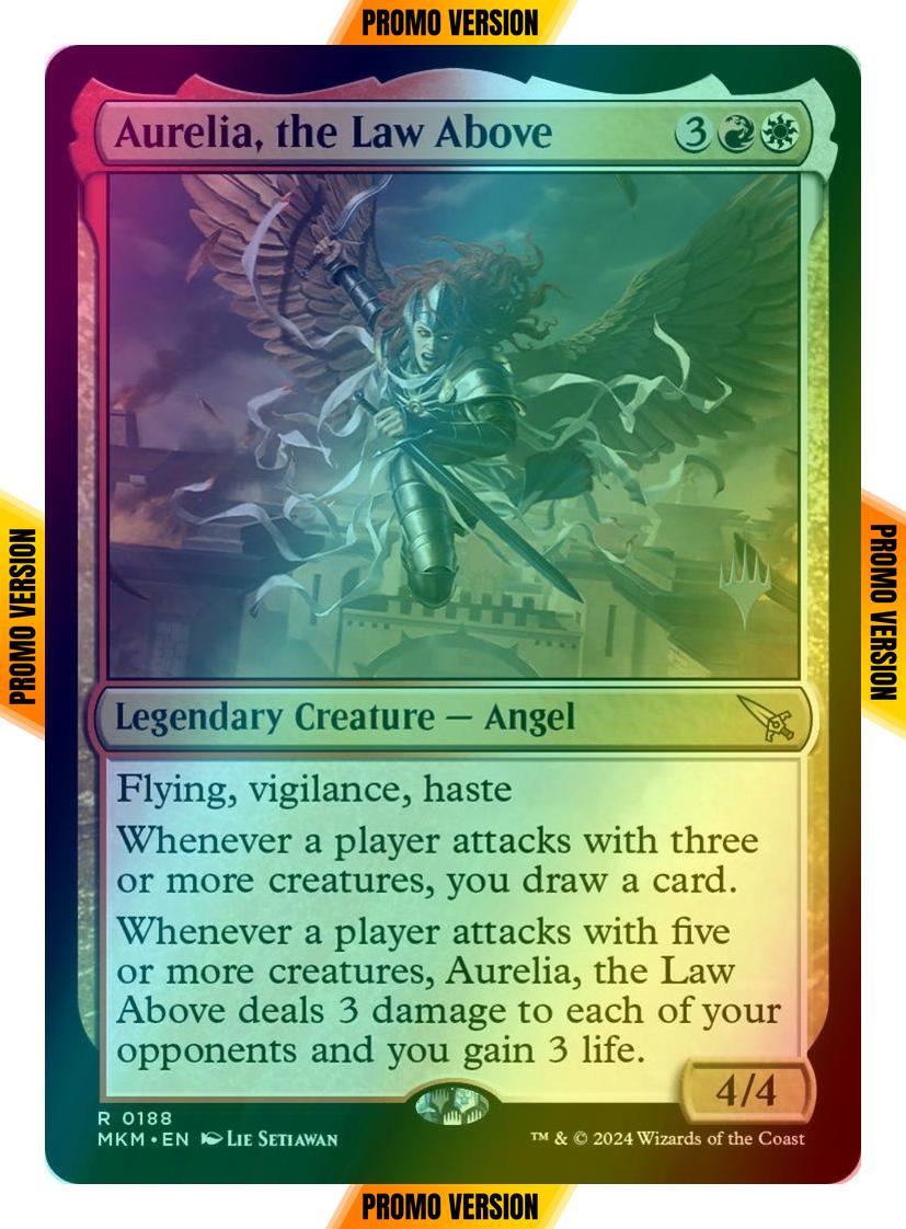 Aurelia, the Law Above [188p] [Promo Pack] [Murders at Karlov Manor: Promos] [Foil]