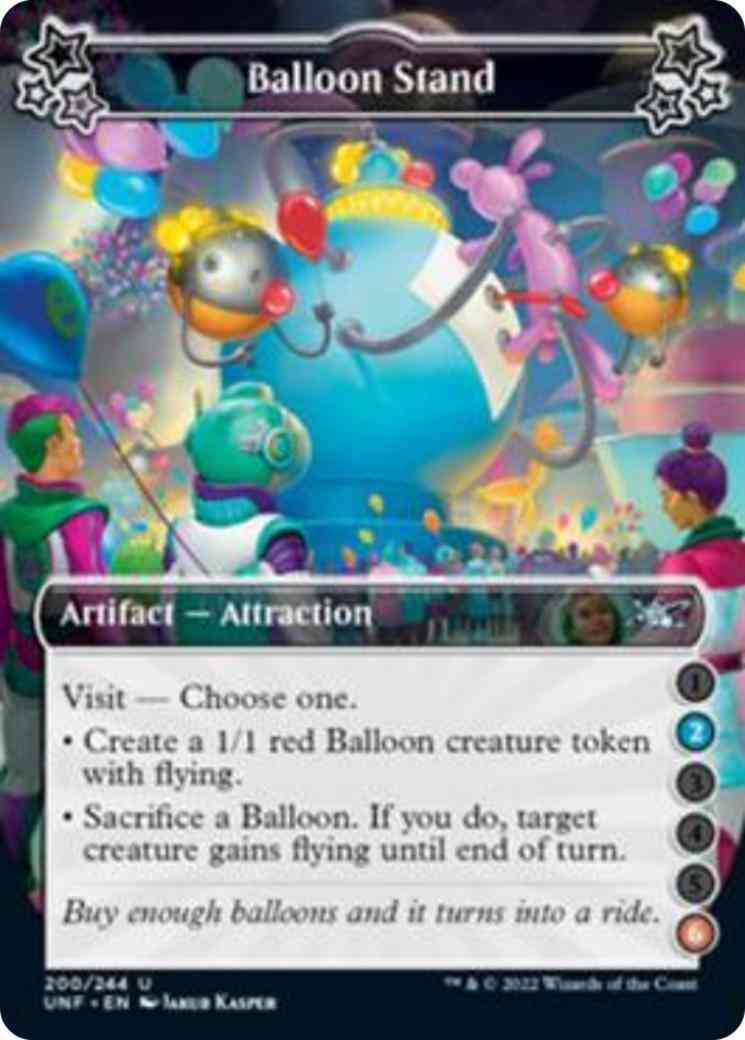 Balloon Stand (2/6) [200a] [Borderless] [Unfinity] [Non-Foil]