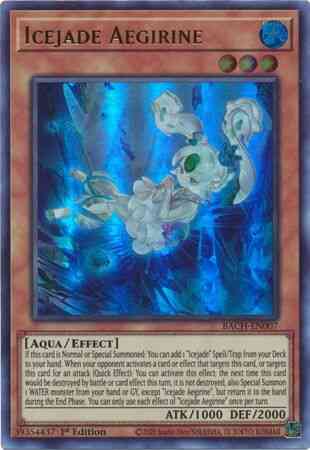 Icejade Aegirine - BACH-EN007 - Ultra Rare - 1st Edition