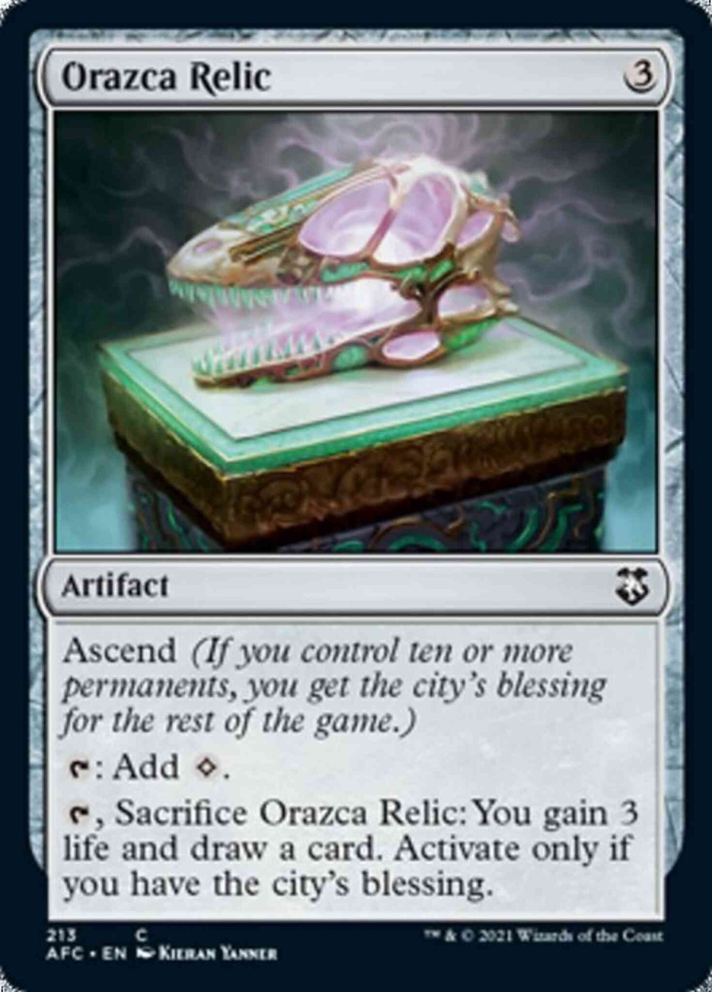 Orazca Relic [213] [Adventures in the Forgotten Realms Commander] [Non-Foil]