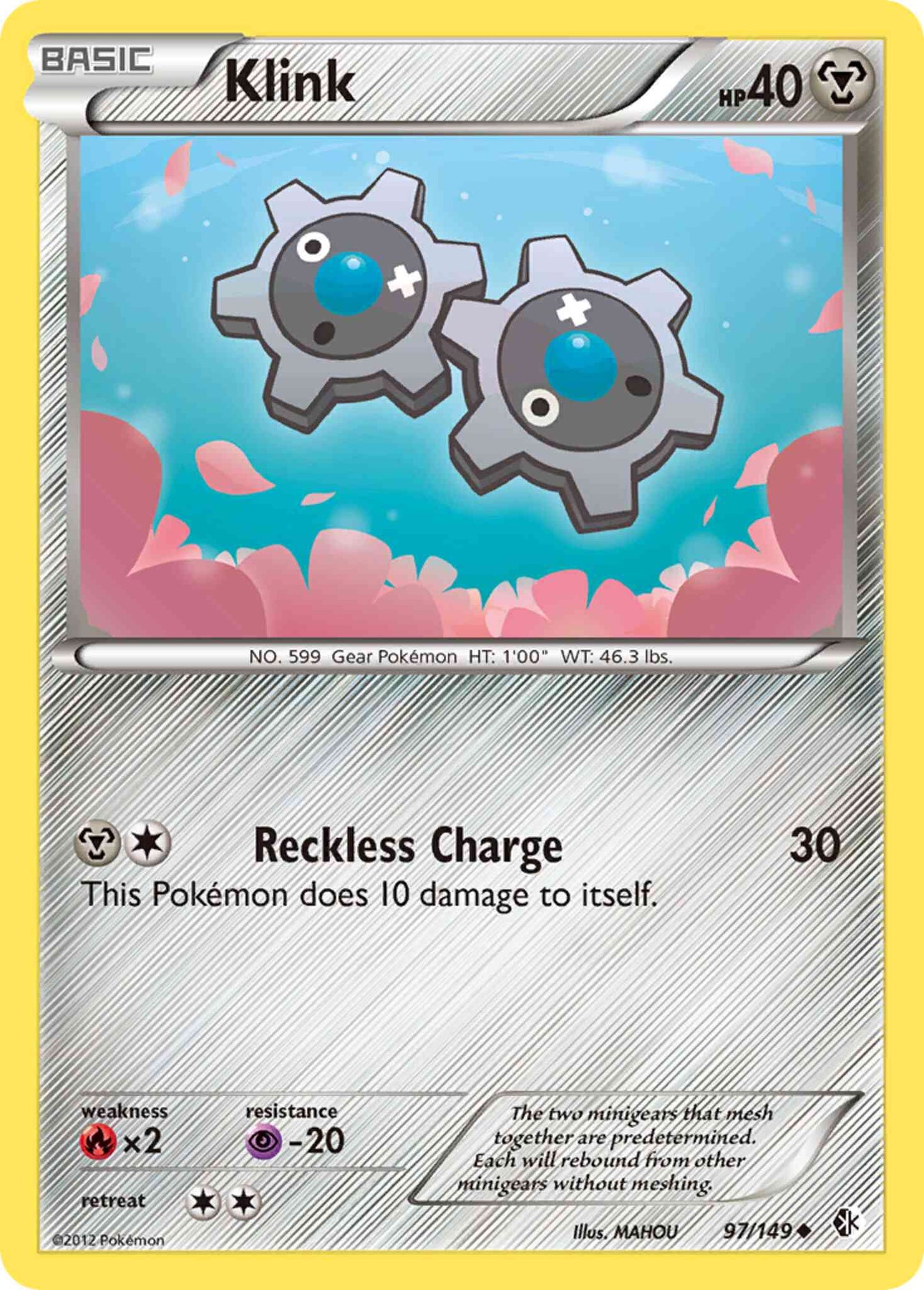 Klink - 97/149 - Uncommon [bw7-97] [Reverse Holo]