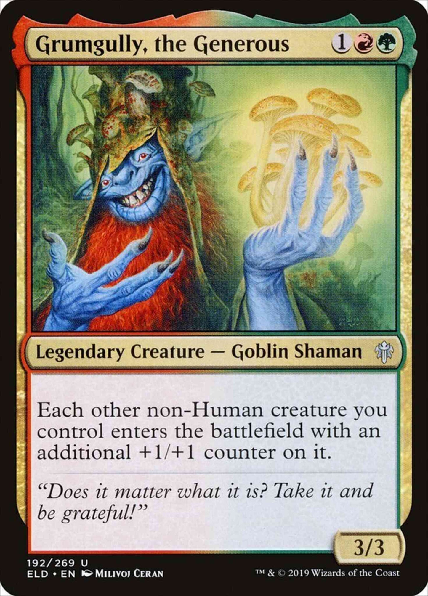 Grumgully, the Generous [192] [Throne of Eldraine] [Non-Foil]