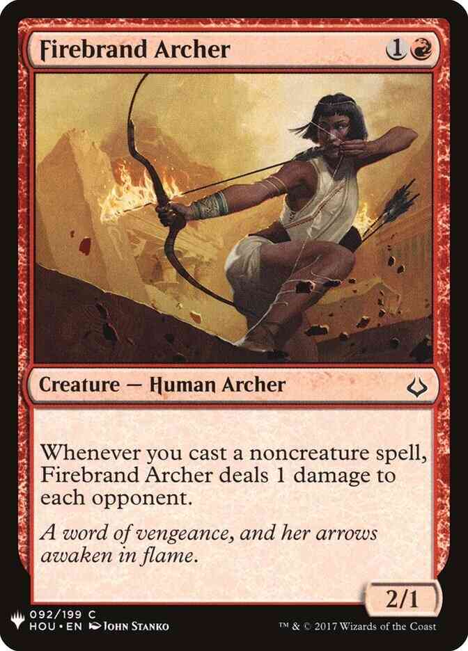 Firebrand Archer [HOU-92] [The List] [Non-Foil]