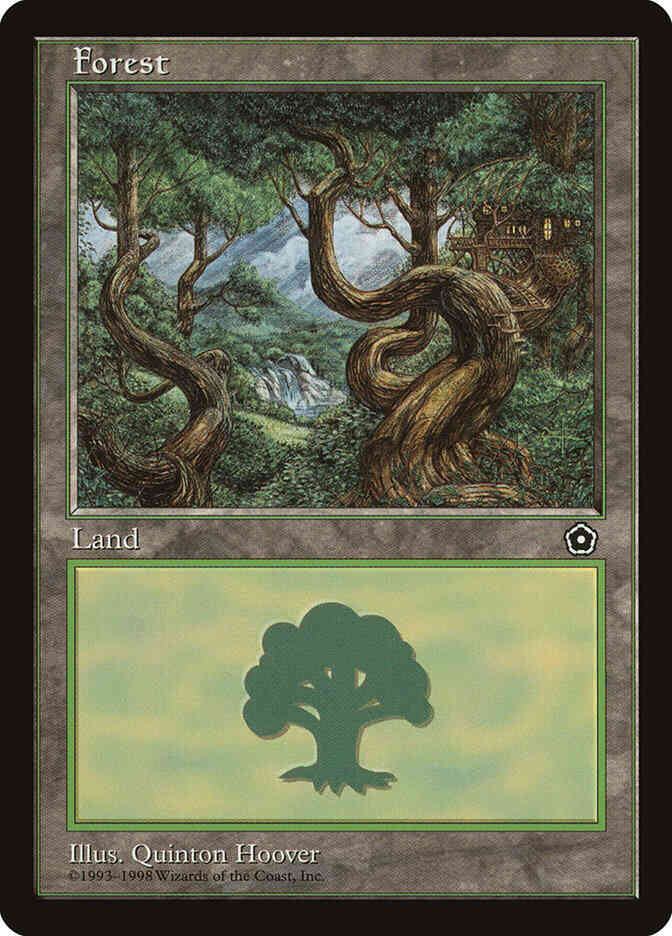 Forest [163] [House on Right] [Portal Second Age] [Non-Foil]