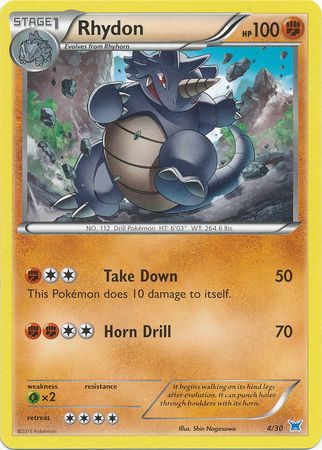 Rhydon - 4/30 - [XY Trainer Kit (Latios)] [Non-Holo]