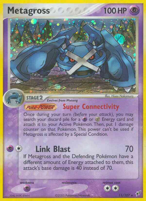 Metagross - 11/107 - Rare Holo [ex8-11] [Holo]