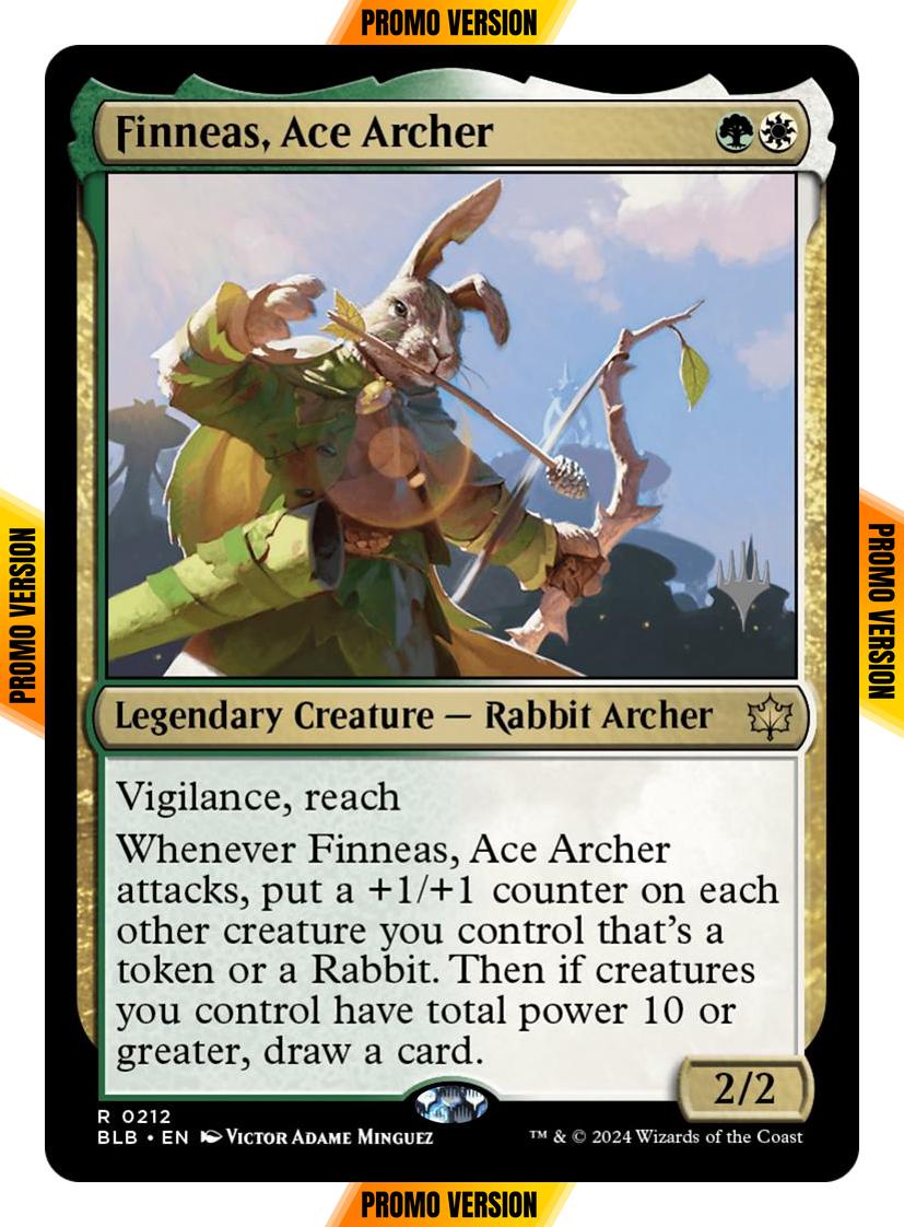 Finneas, Ace Archer [212p] [Promo Pack] [Bloomburrow: Promos] [Non-Foil]