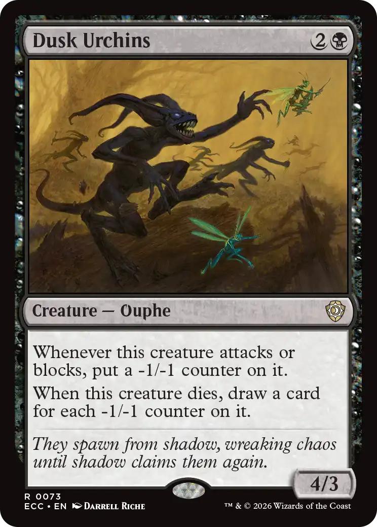Dusk Urchins [73] [Lorwyn Eclipsed: Commander] [Non-Foil]