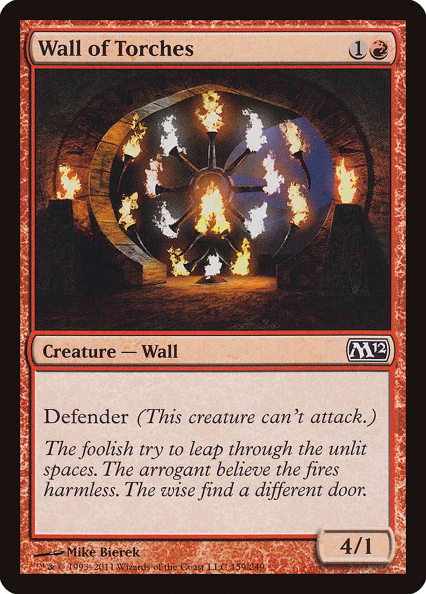 Wall of Torches [159] [Magic 2012] [Non-Foil]