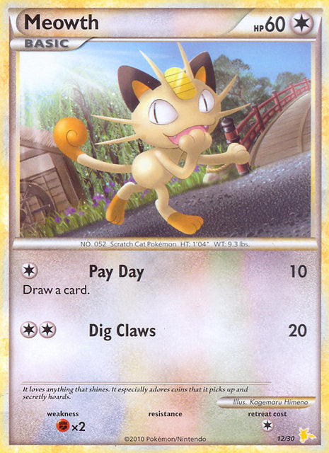 Meowth - 12/30 - [XY Trainer Kit (Raichu)] [Non-Holo]
