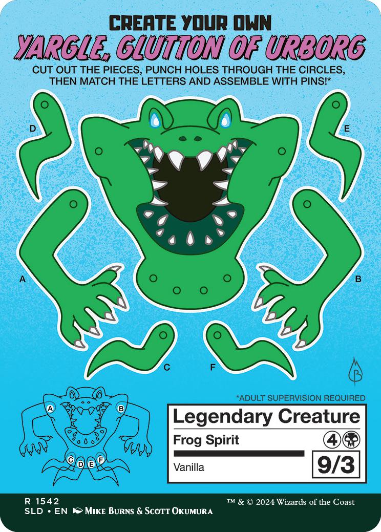 Yargle, Glutton of Urborg // Yargle, Glutton of Urborg [1542] [Borderless] [Just Add Milk: Second Helpings] [Secret Lair Drop] [Non-Foil]