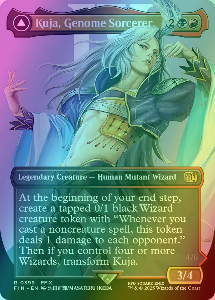 Kuja, Genome Sorcerer // Trance Kuja, Fate Defied [399] [Borderless] [Character] [FINAL FANTASY] [Foil]