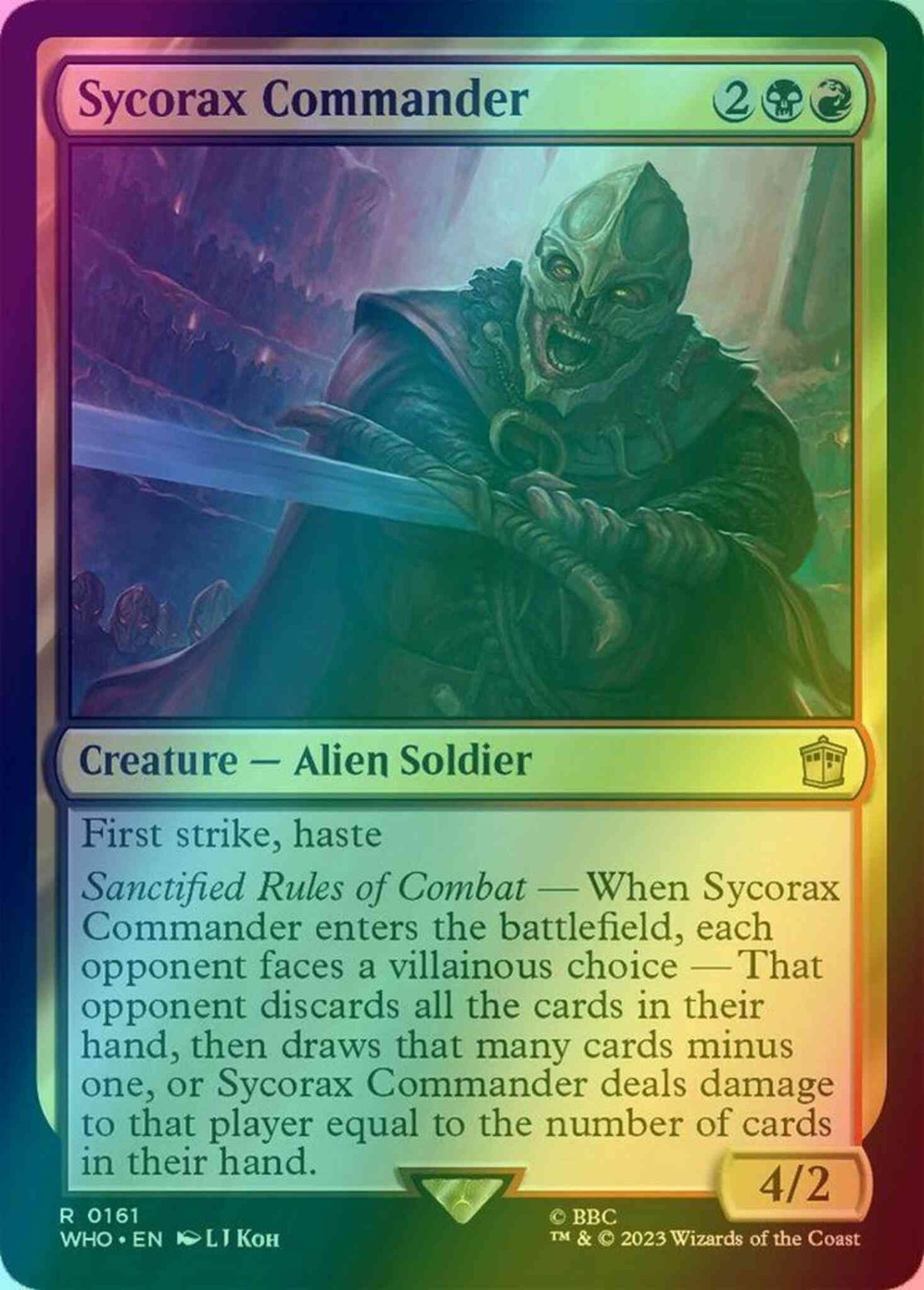 Sycorax Commander [161] [Universes Beyond: Doctor Who] [Foil]