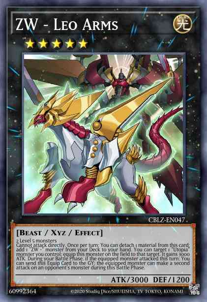ZW - Leo Arms - CBLZ-EN047 - Ultimate Rare - Unlimited