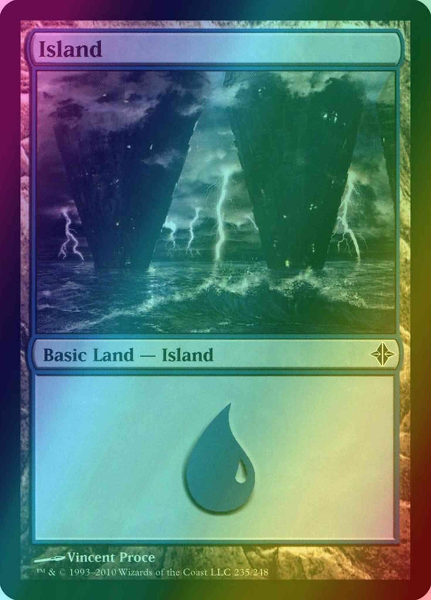 Island [235] [Rise Of The Eldrazi] [Foil]