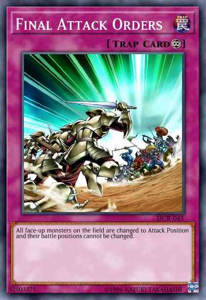 Final Attack Orders - DCR-045 - Common - 1st Edition