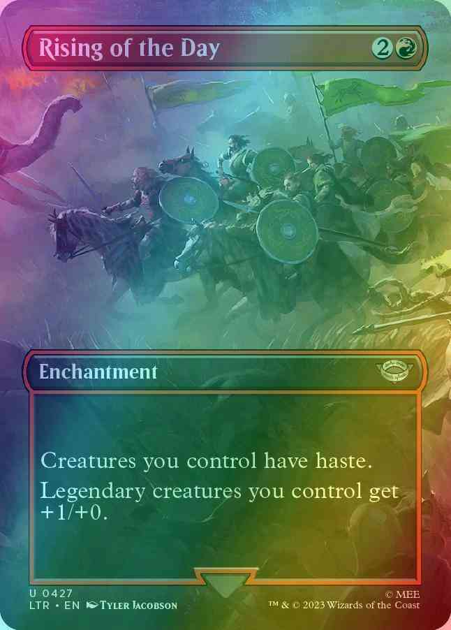 Rising of the Day [427] [Borderless] [The Lord of the Rings: Tales of Middle-earth] [Foil]