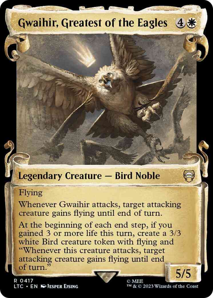 Gwaihir, Greatest of the Eagles [417] [Scrolls Showcase] [The Lord of the Rings: Tales of Middle-earth: Commander] [Non-Foil]