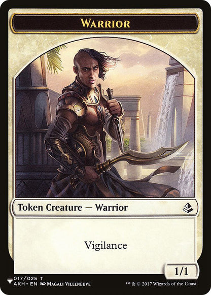 Griffin Token (03) // Warrior Token (17) [TM21-3] [M21/AKH Set Symbol] [The List] [Non-Foil]