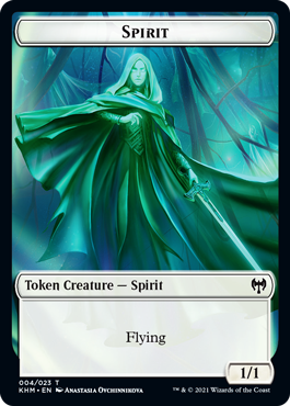Boar Token (05) // Spirit Token (04) [Kaldheim Commander Tokens] [Non-Foil]