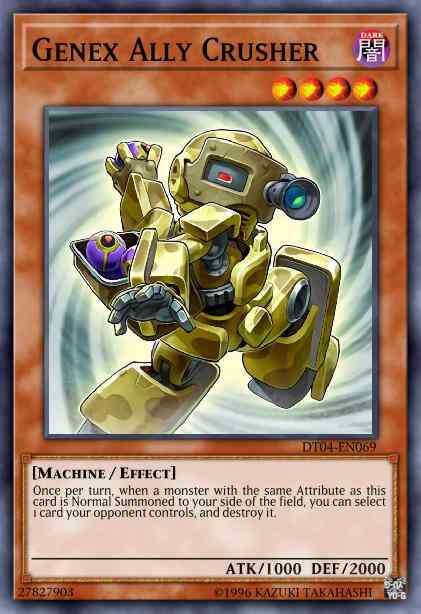 Genex Ally Crusher - DT04-EN069 - Duel Terminal Normal Parallel Rare - Duel Terminal