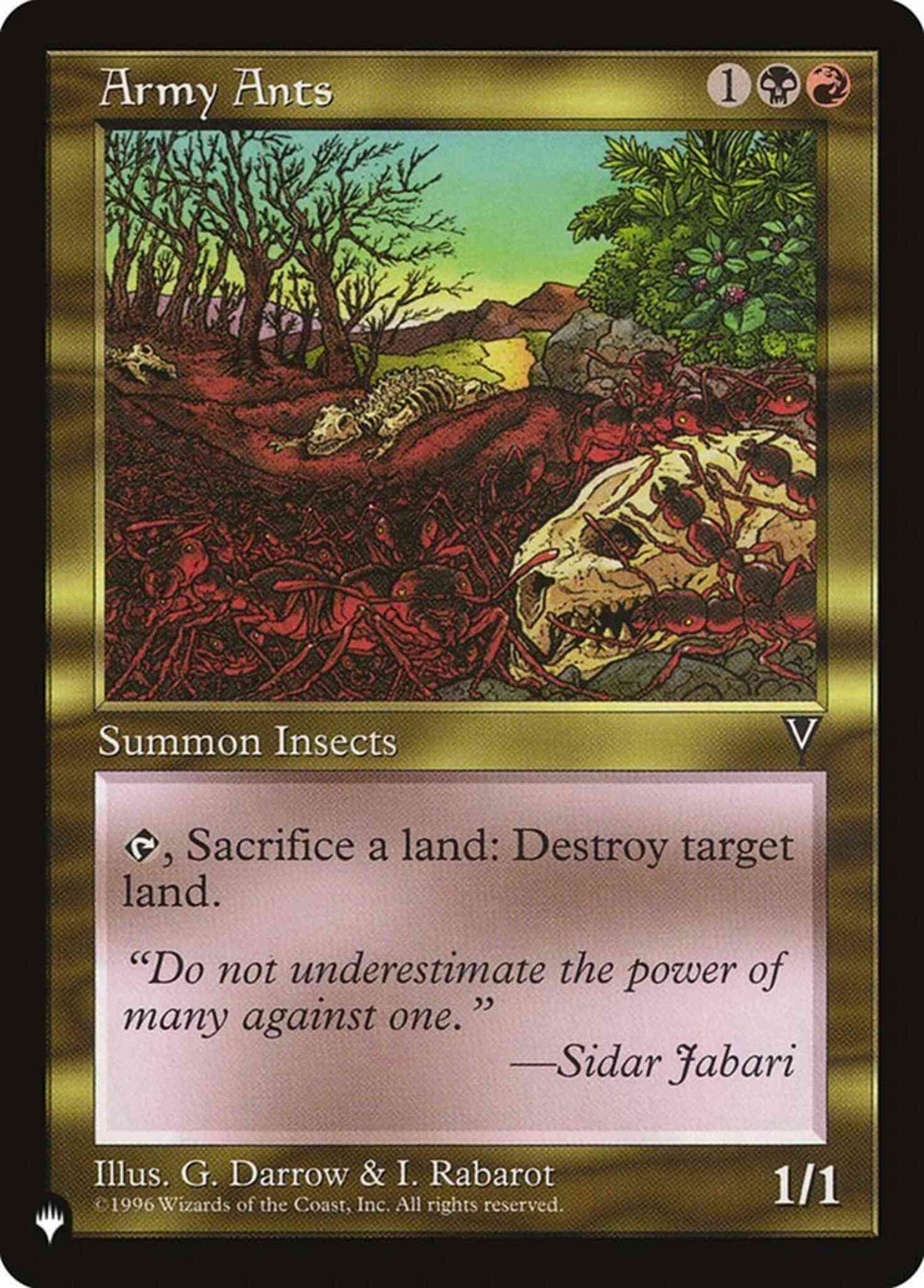 Army Ants [VIS-126] [The List] [Non-Foil]