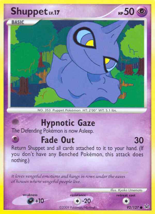 Shuppet - 92/127 - Common [pl1-92] [Non-Holo]