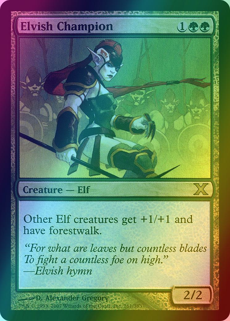 Elvish Champion [261] [Tenth Edition] [Foil]