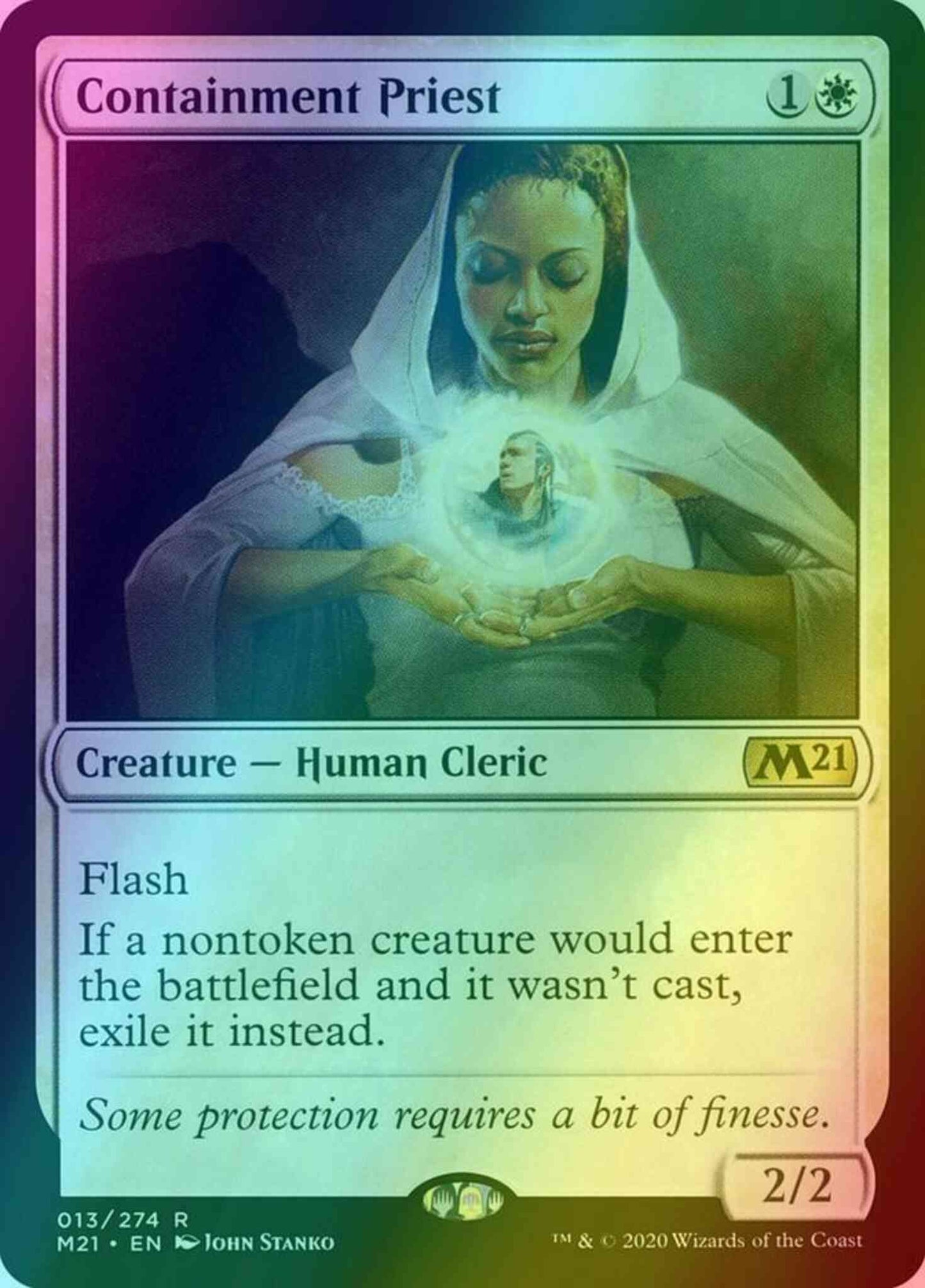 Containment Priest [13] [Core Set 2021] [Foil]