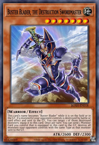 Buster Blader, the Destruction Swordmaster - SBCB-EN182 - Common - 1st Edition