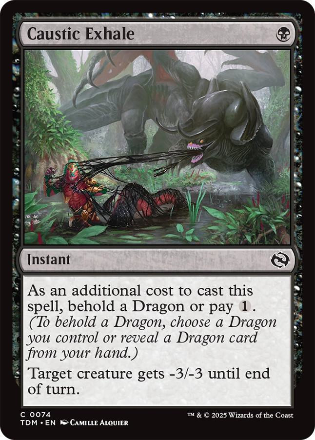 Caustic Exhale [74] [Tarkir: Dragonstorm] [Non-Foil]