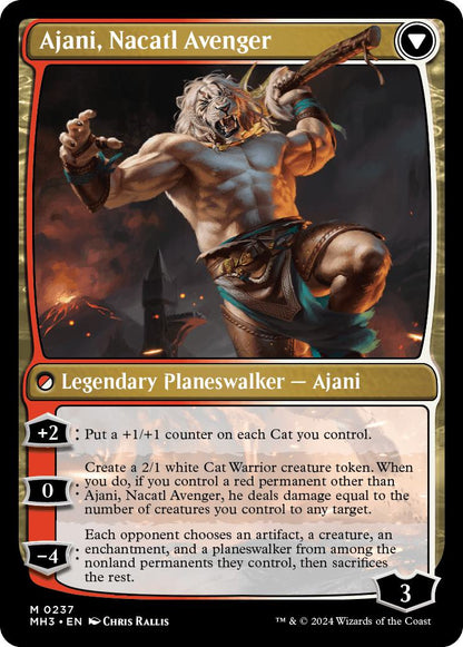 Ajani, Nacatl Pariah // Ajani, Nacatl Avenger [237] [Modern Horizons 3] [Non-Foil]