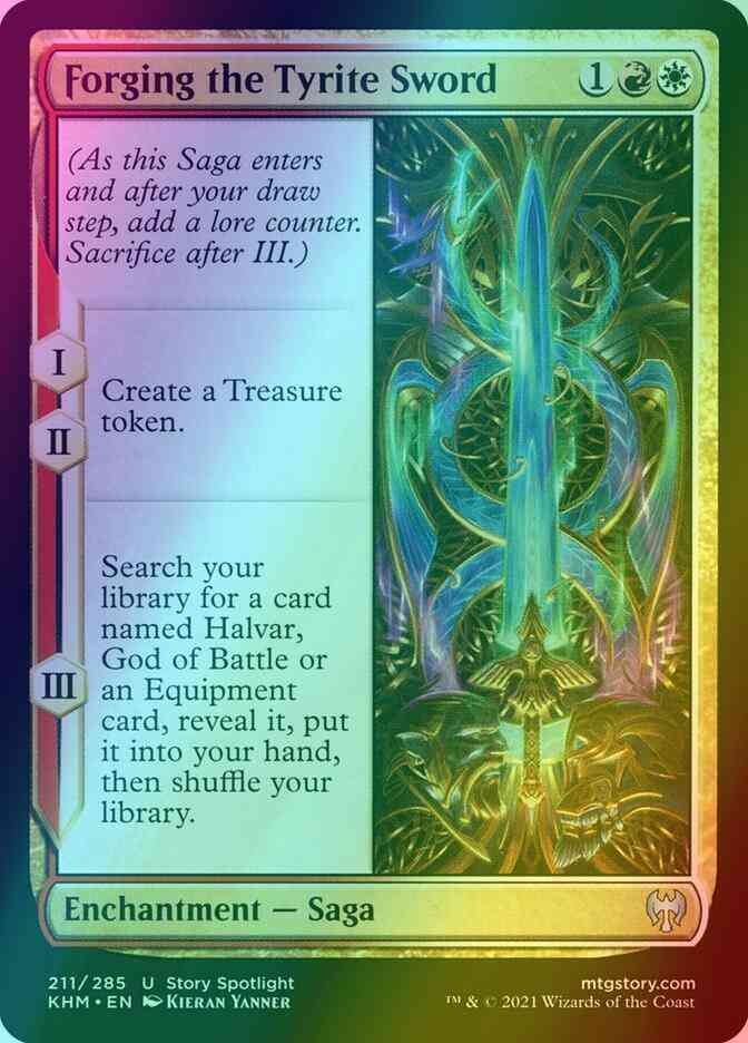 Forging the Tyrite Sword [211] [Kaldheim] [Foil]