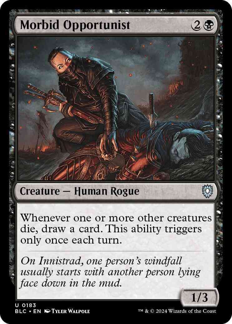 Morbid Opportunist [183] [Bloomburrow: Commander] [Non-Foil]