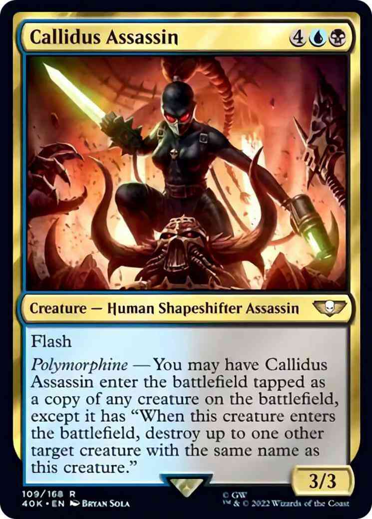 Callidus Assassin [109] [Universes Beyond: Warhammer 40,000] [Non-Foil]