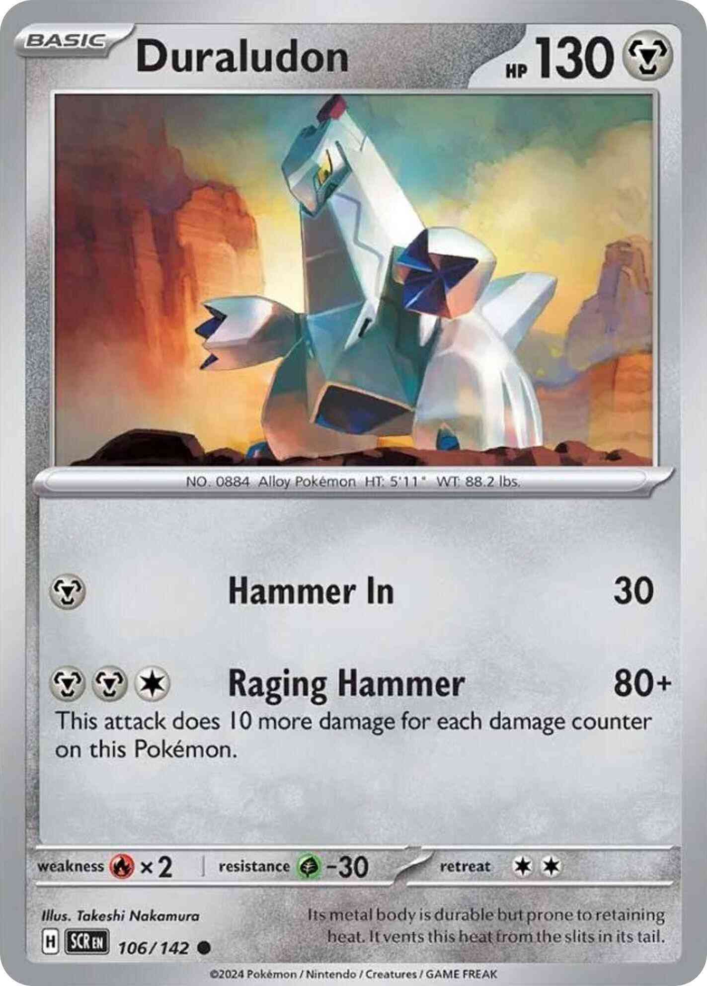 Duraludon - 106/142 - Common [sv07-106] [Non-Holo]