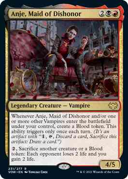 Anje, Maid of Dishonor [231] [Innistrad: Crimson Vow] [Non-Foil]