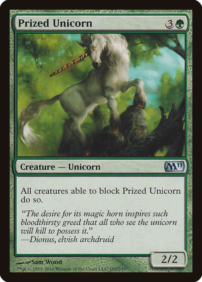 Prized Unicorn [193] [Magic 2011] [Non-Foil]