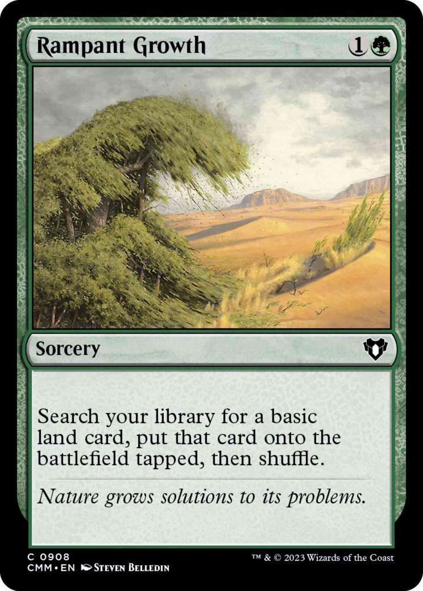 Rampant Growth [908] [Commander Masters] [Non-Foil]